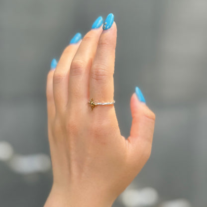 Star plain ring 12