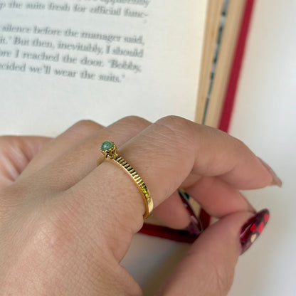 Brass petit ring 13