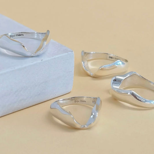Silver925 plain ring 39