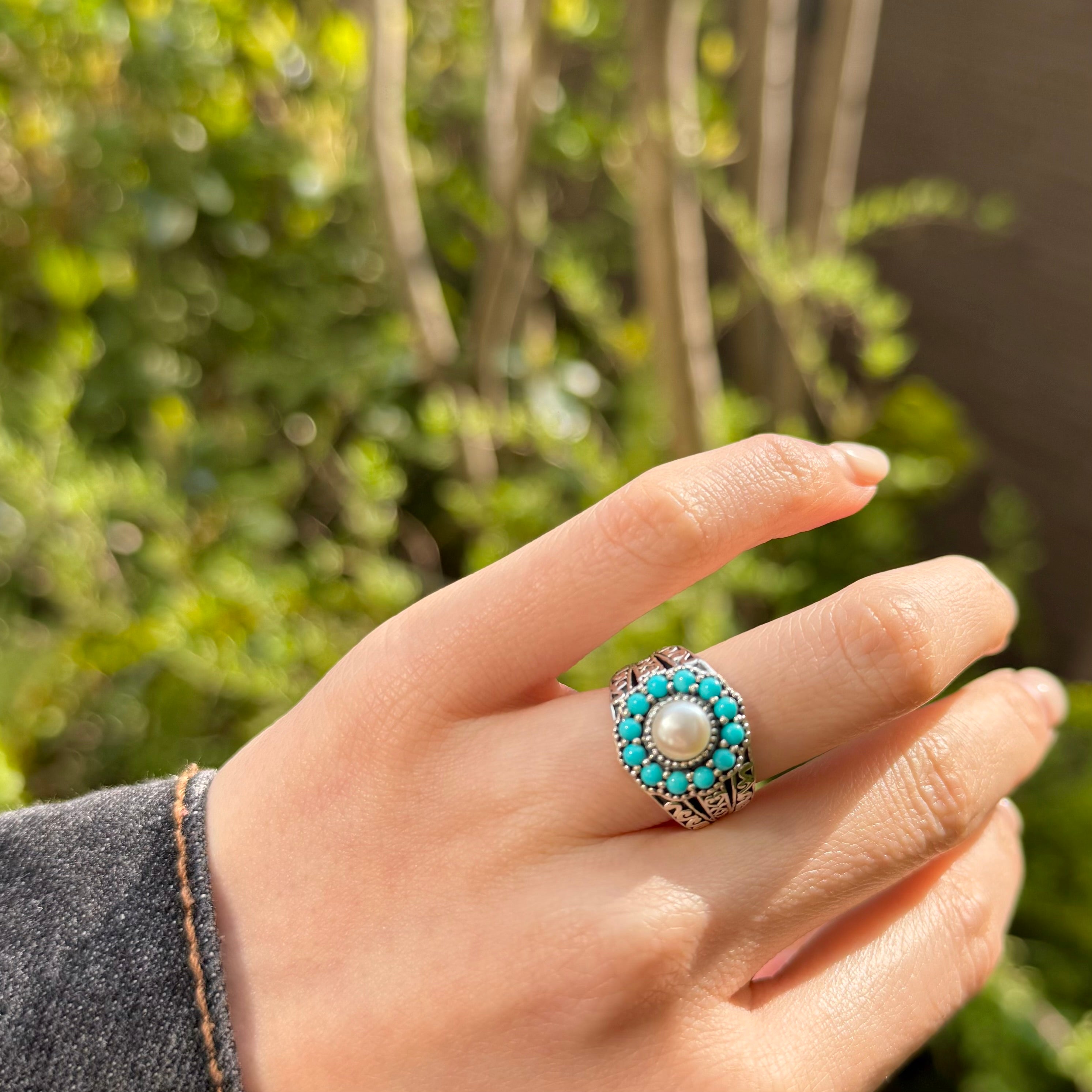 siuma32 ̥୭*✼̥　Ｍ＆Ｍソマシードリンク Bijumam poco】Flower design ring 1 – Biju mam