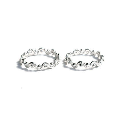 Silver925 plain ring 64
