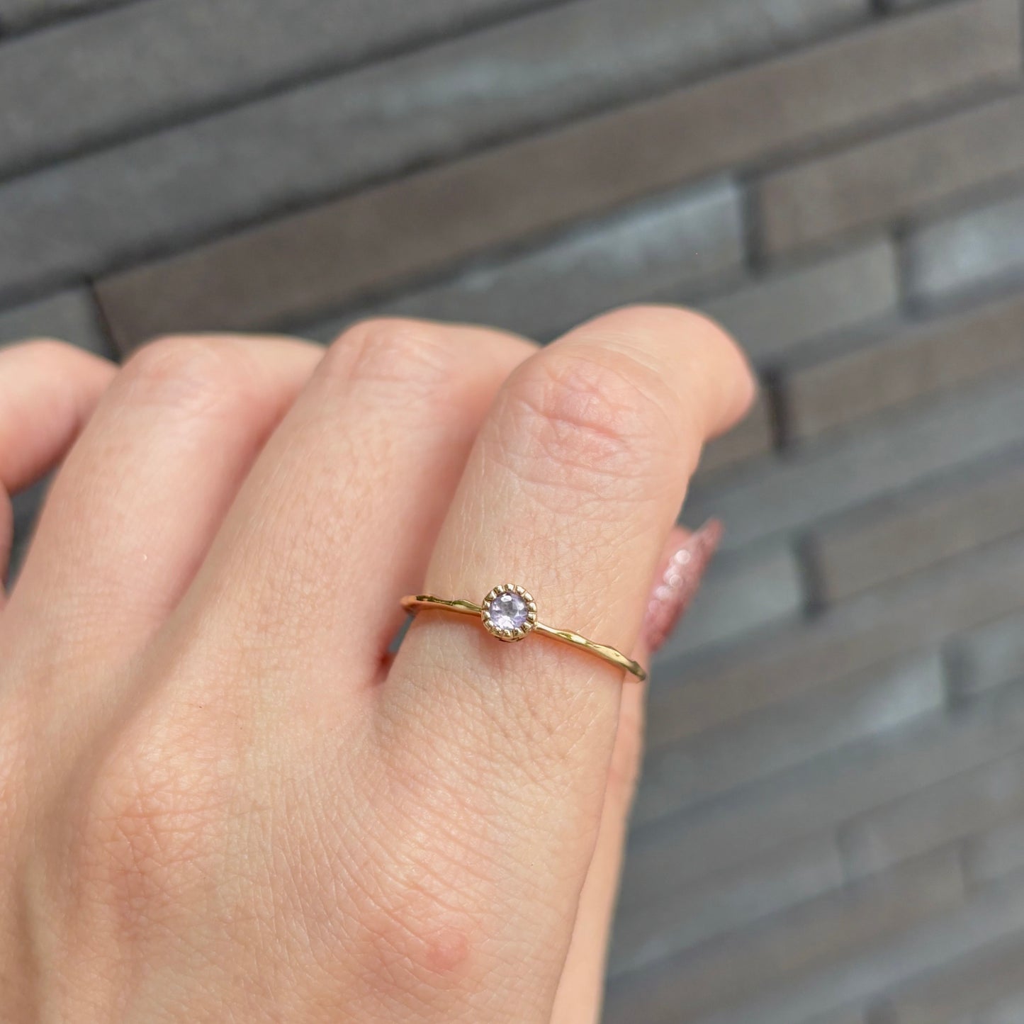 Brass petit ring 5