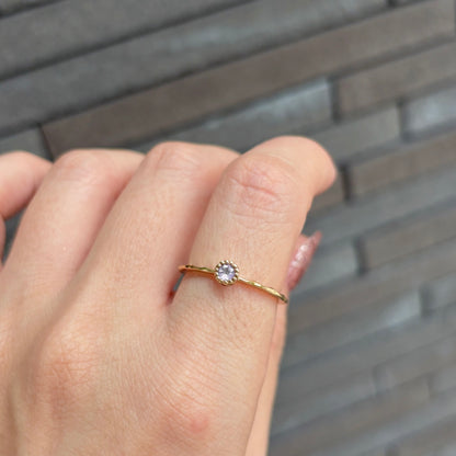 Brass petit ring 5