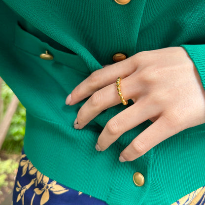Brass plain ring 63