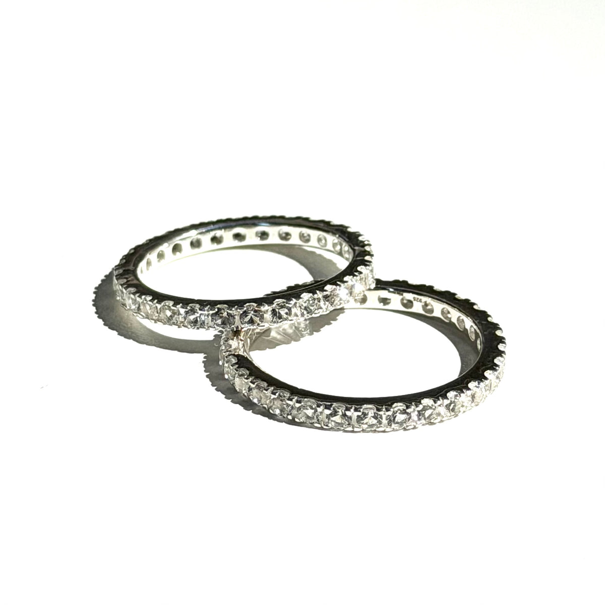 White topaz ring 13
