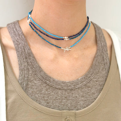 Pearl×Stone necklace 3