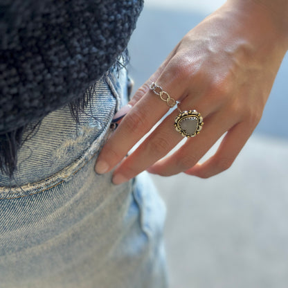 Silver925 plain ring 72