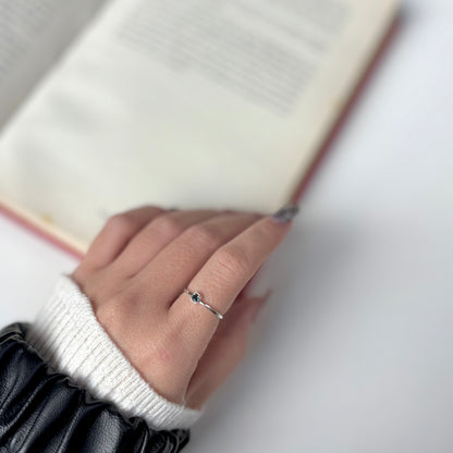 Silver925 1stone ring 1