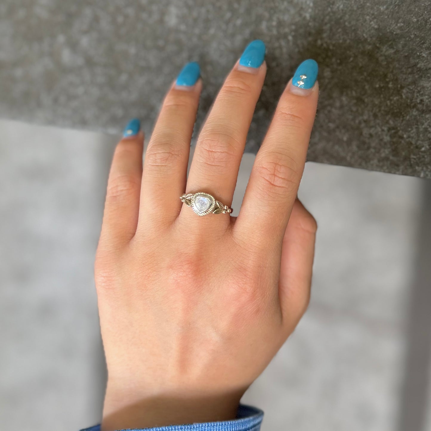 Heart design ring 6