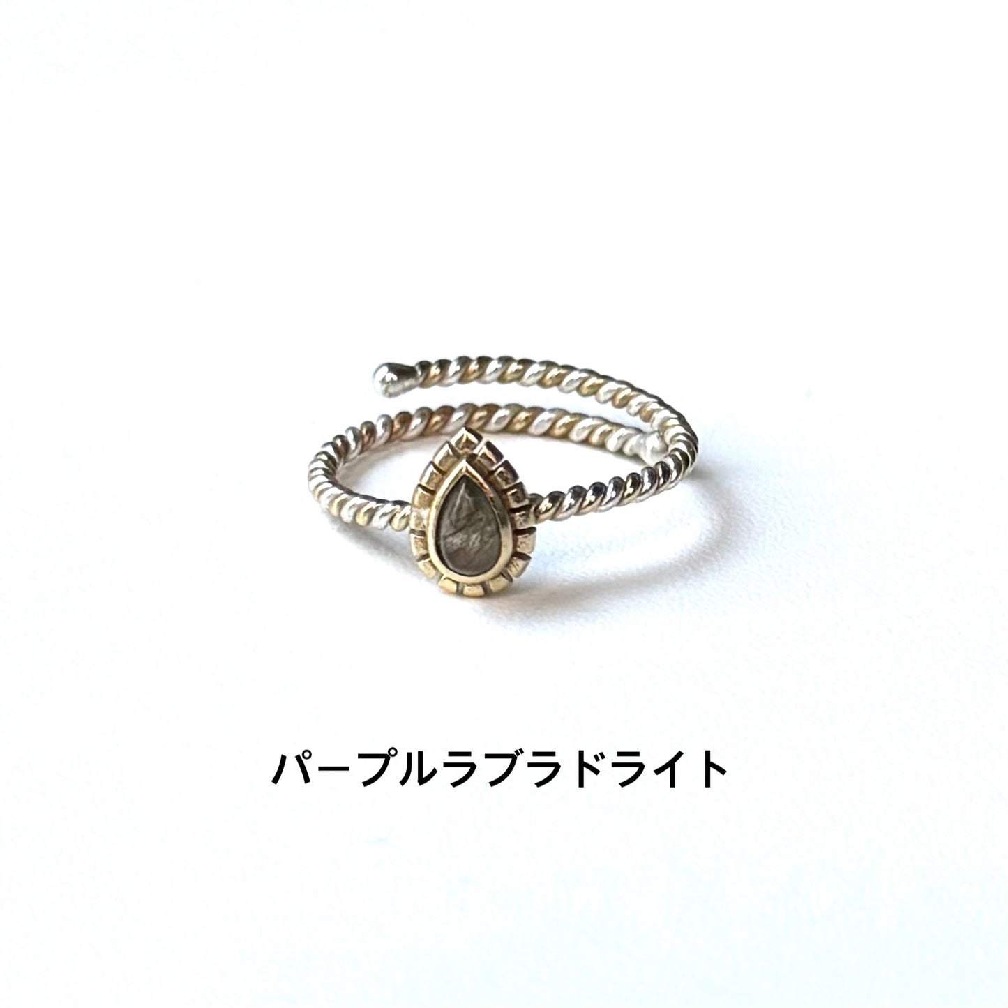 Silver925×Brass petit ring 4