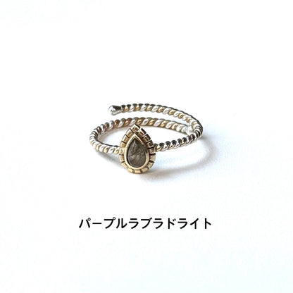 Silver925×Brass petit ring 4