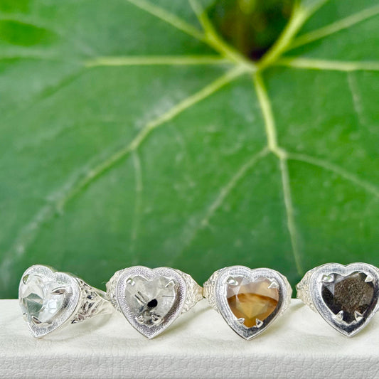 Heart design ring 4