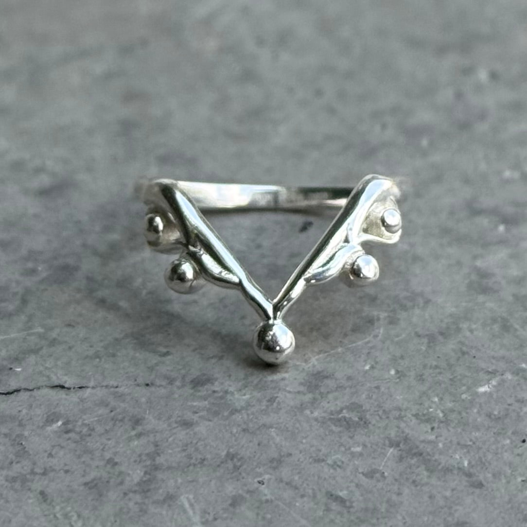 Silver925 plain ring 28