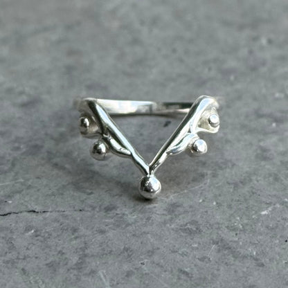 Silver925 plain ring 28