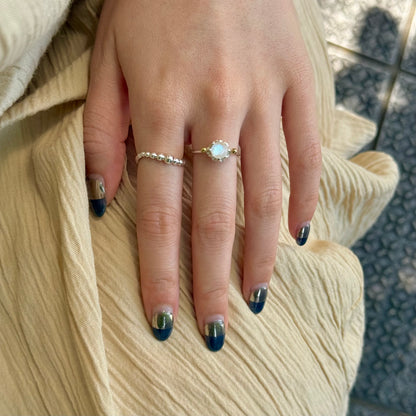 Silver925×Brass design ring 16