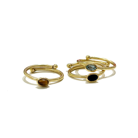Brass petit ring 48