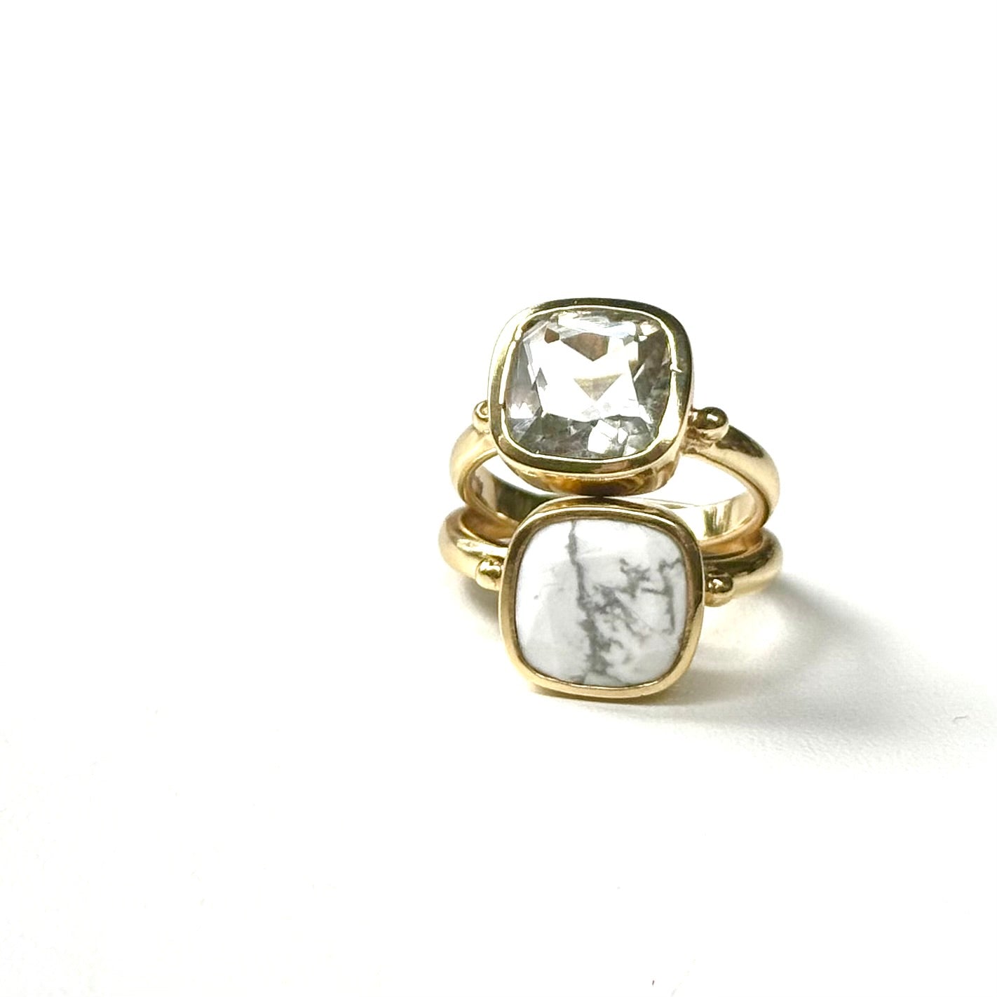 Brass design ring 15