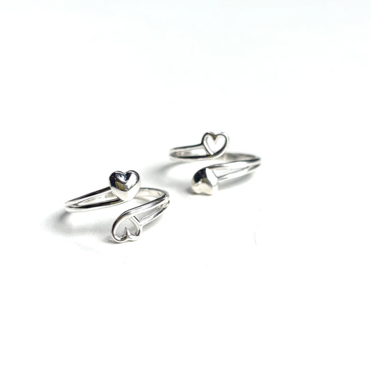 Heart plain ring 22