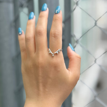 Silver925 plain ring 28