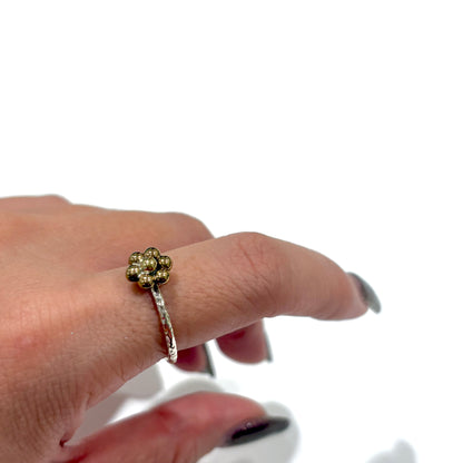 Flower plain ring 26