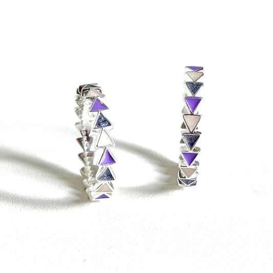 【オンライン先行】Triangle enamel ring 4
