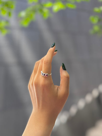 Heart design ring 5