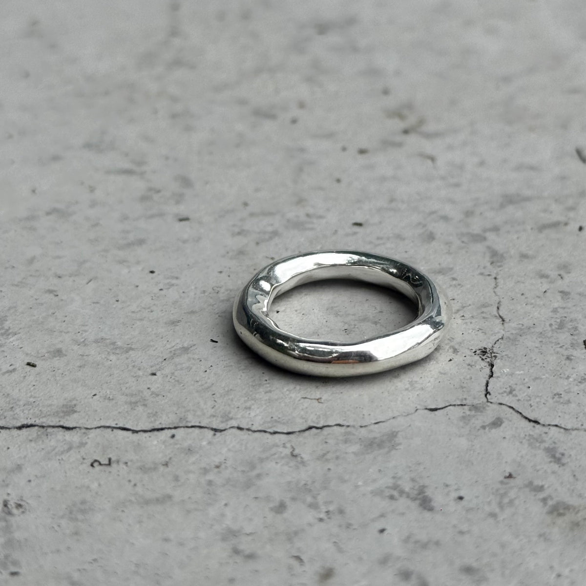 Silver925 plain ring 54