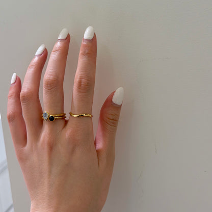 Brass plain ring 60