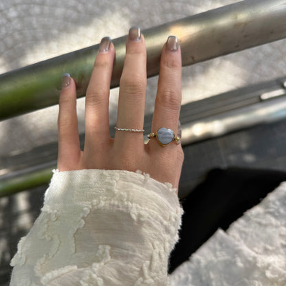Heart plain ring 67