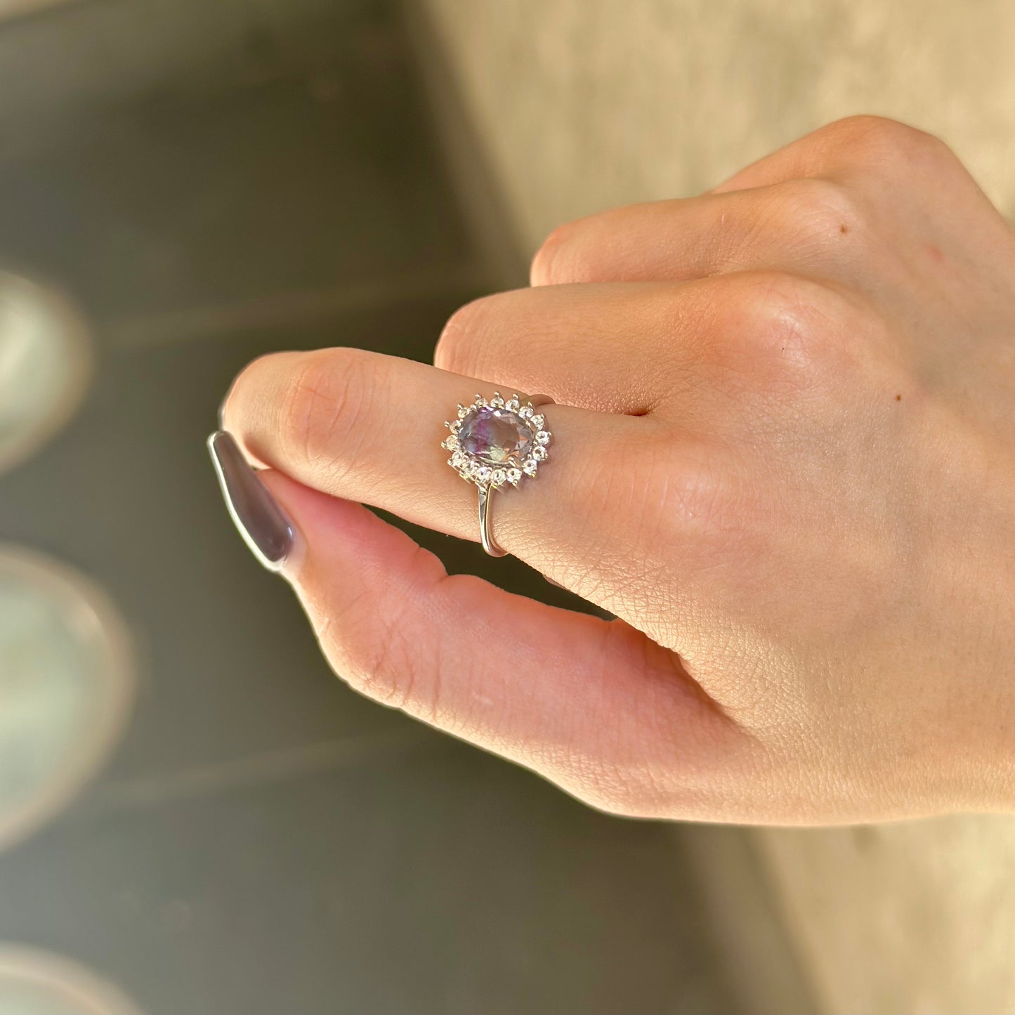 【poco】Fluorite ring