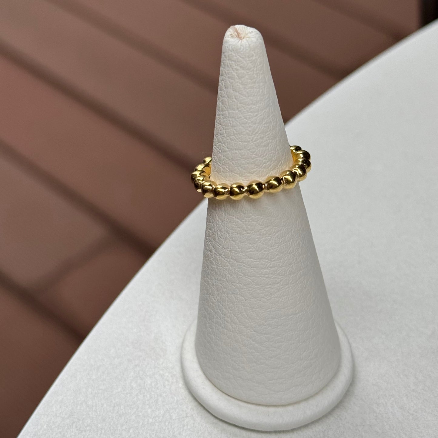 Brass plain ring 63