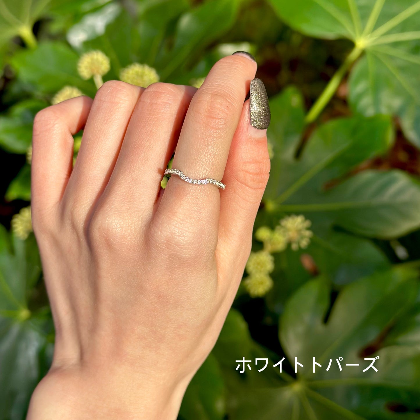 【Biju mam poco】Stone simple ring 2