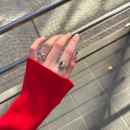 Silver925×Brass design ring 15