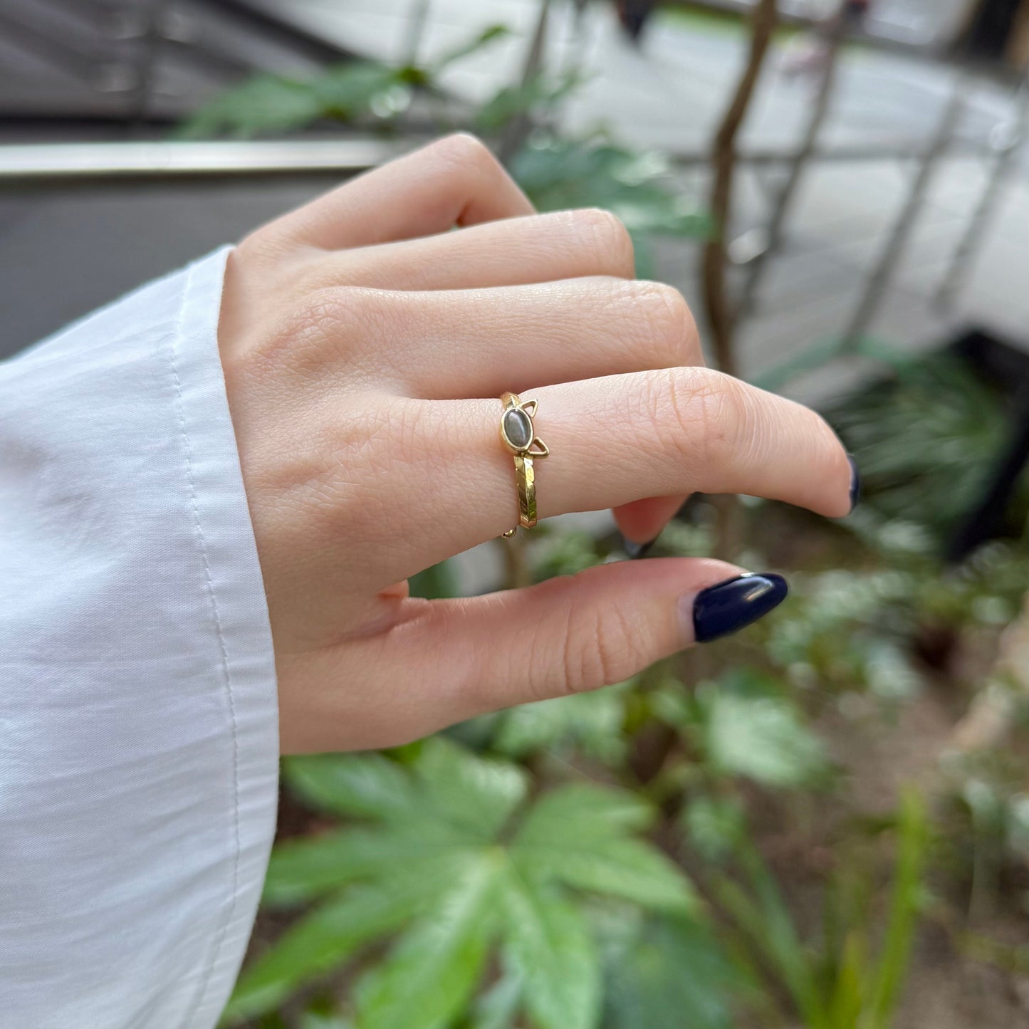 Brass Cat design ring 2