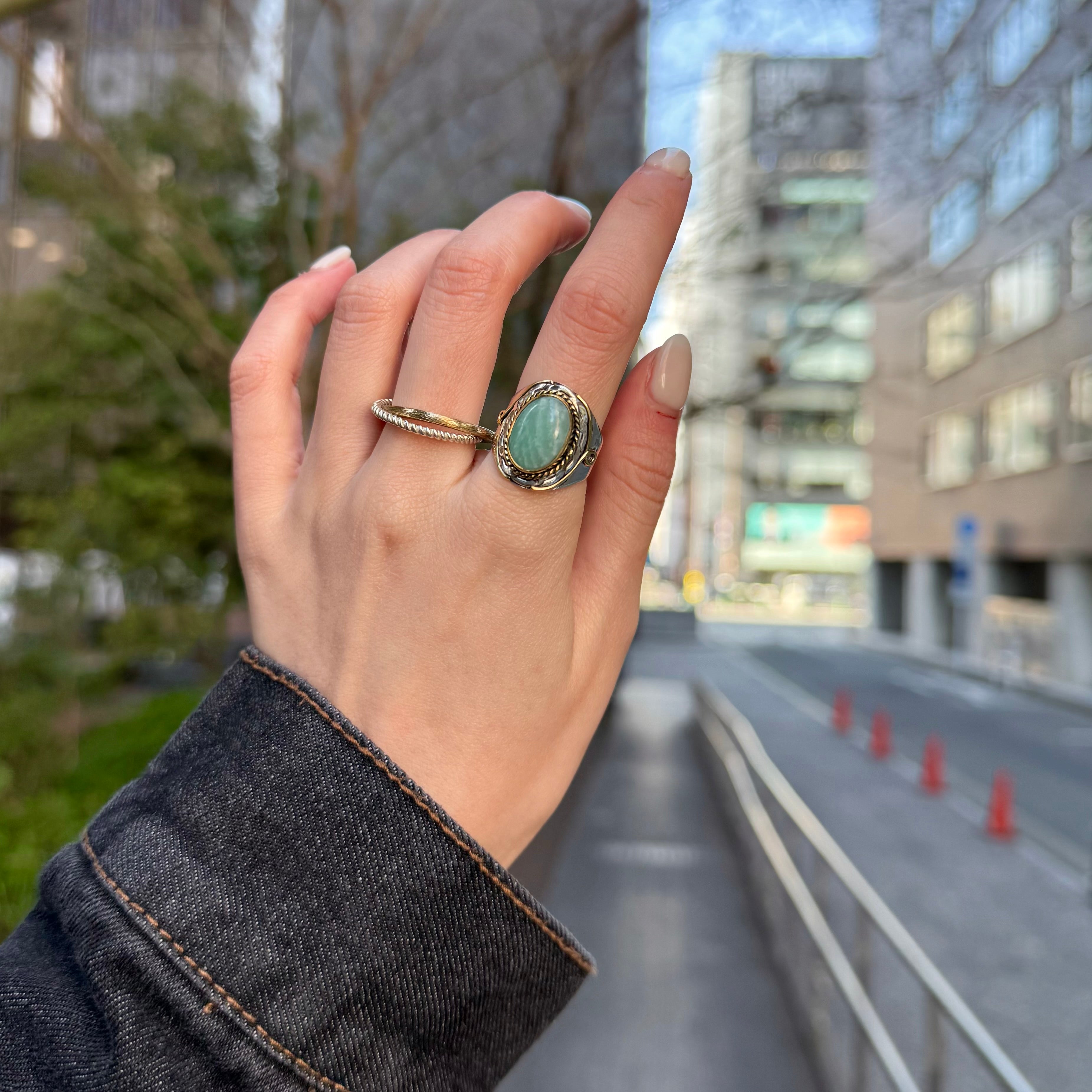 bijumamコネクトリングドゥルージ Connect ring〈green〉 – Biju mam