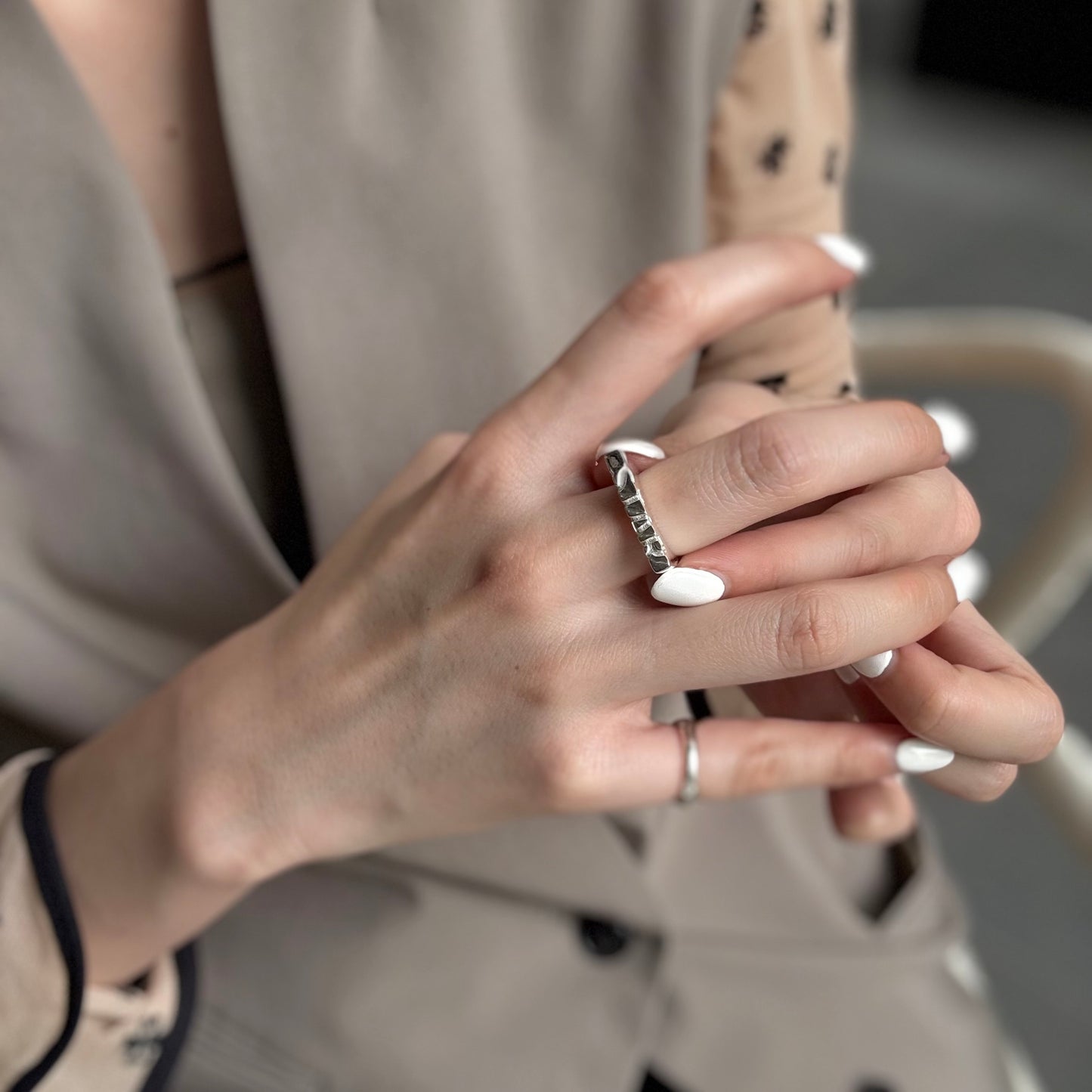 STAR plain ring 8