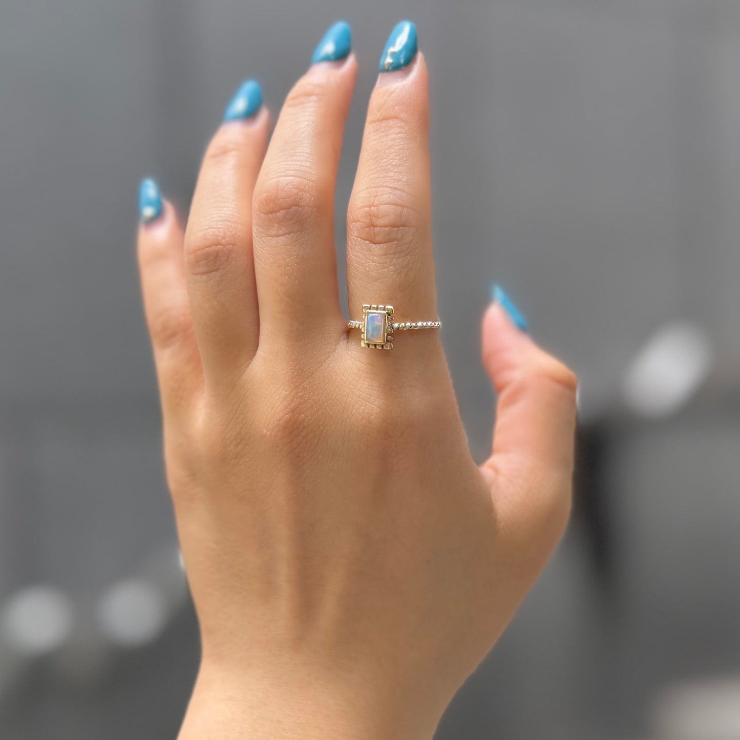 Silver925×Brass petit ring 6