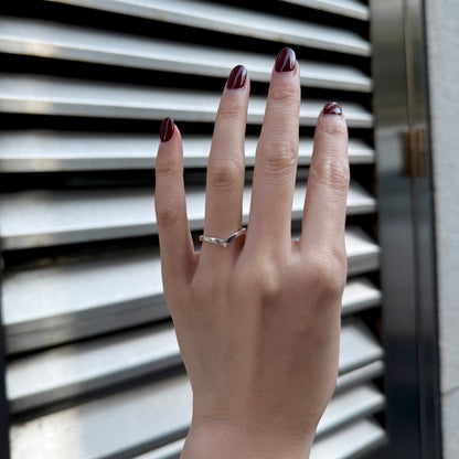 Silver925 plain ring 105