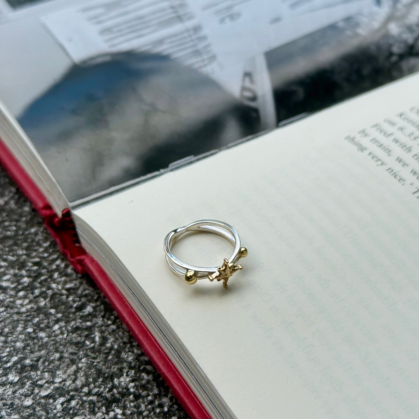 Star plain ring 13