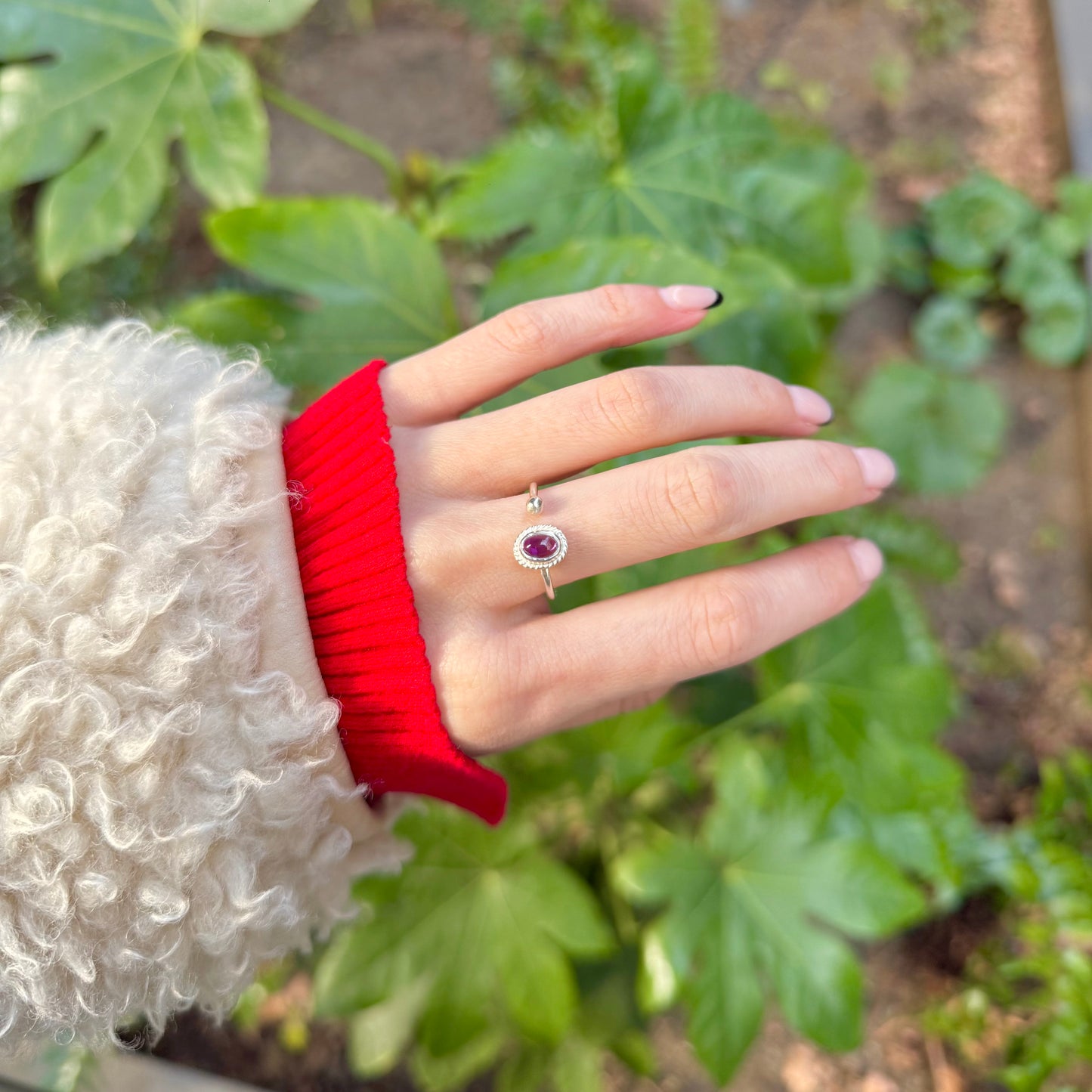 1stone fork ring