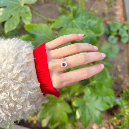 1stone fork ring