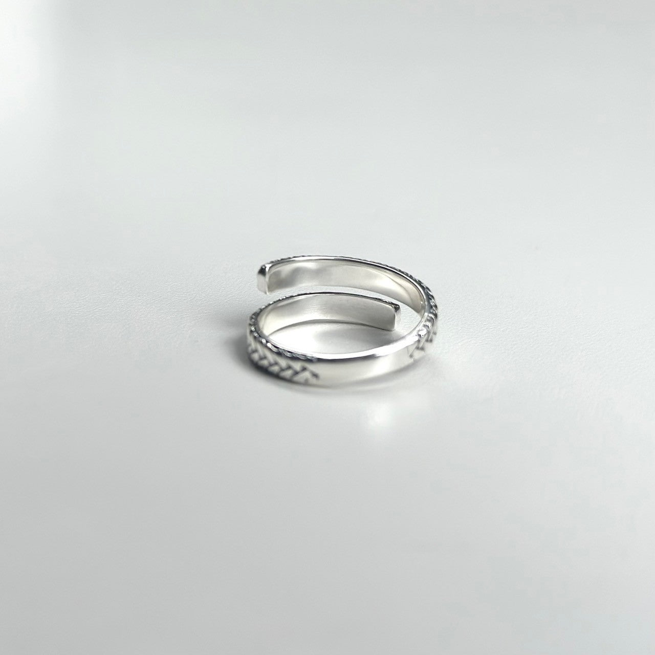 【poco】Silver925 plain ring 1