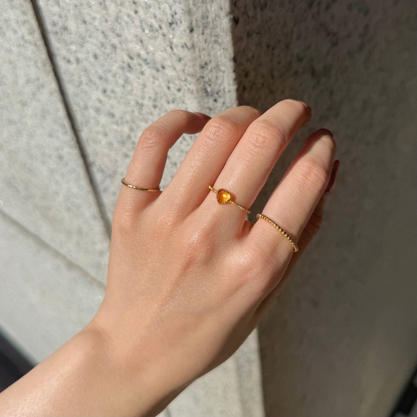 Brass Heart ring 1