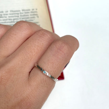 Silver925 design ring 7
