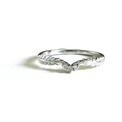 【Biju mam poco】White diamond ring