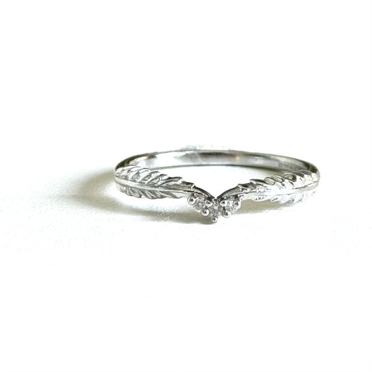 【Biju mam poco】White diamond ring
