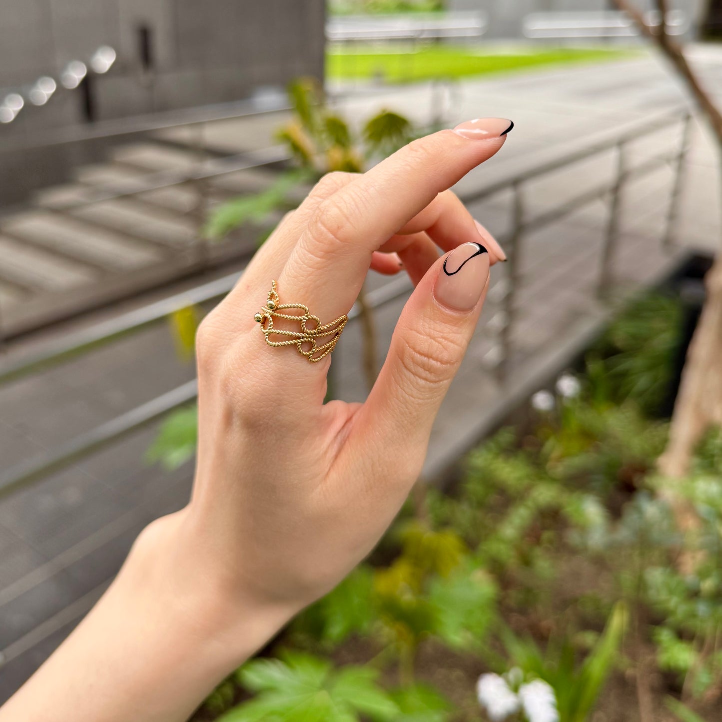 Brass plain ring 65