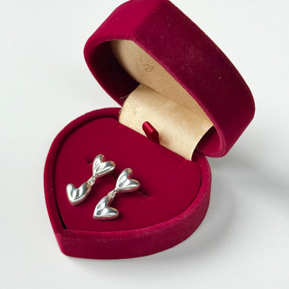Silver925 plain pierce〈Heart〉2
