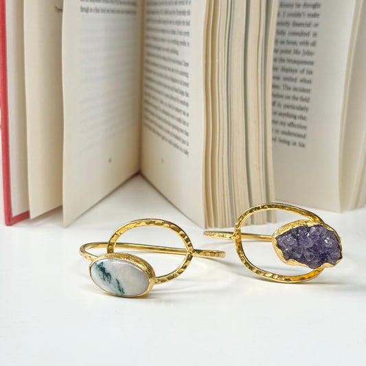 Brass 1stone bangle 3