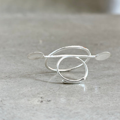 Silver925 plain ring 84